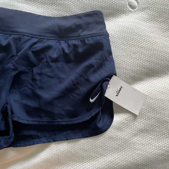 Navy Nike Swim Shorts - Picture 3 of 3